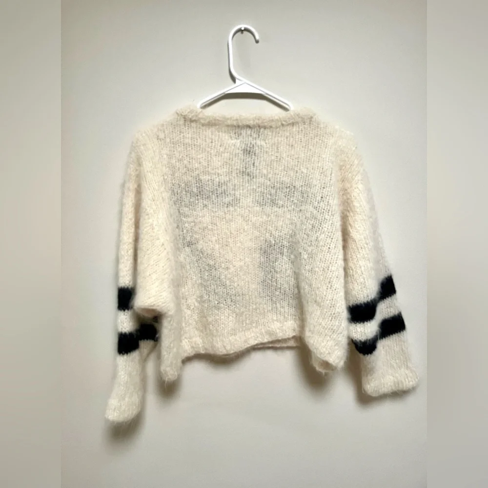 SMYTHE X Augden Cream 67 Knit Sweater size Small
